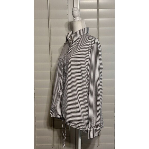 SEMICOUTURE Women Size 44 US L Button Up Front Shirt Made In Italy Lagenlook - Picture 4 of 11